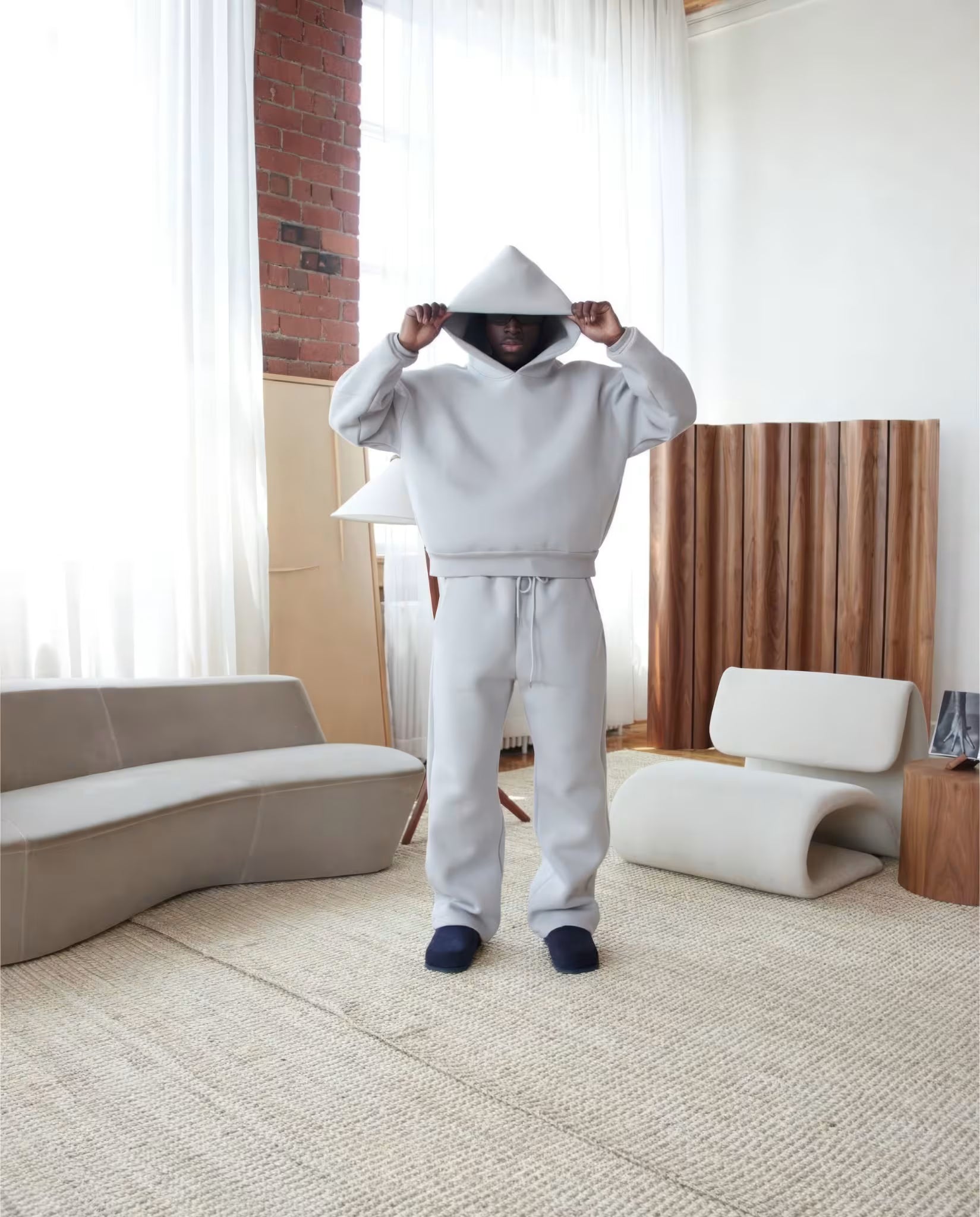 V2 Cloud Hoodie In Arctic Gray