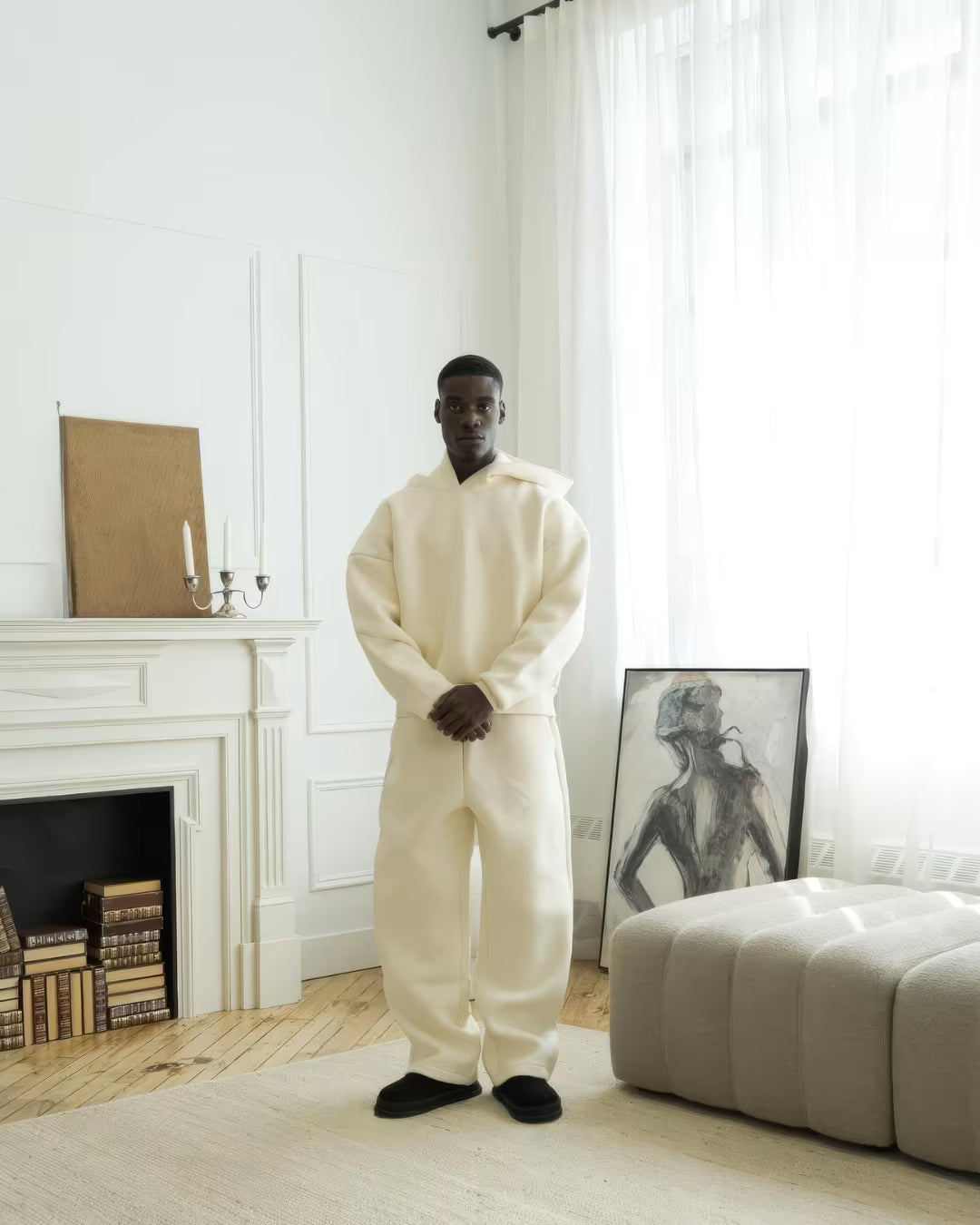 V2 Cloud Hoodie In Mocha Apricot