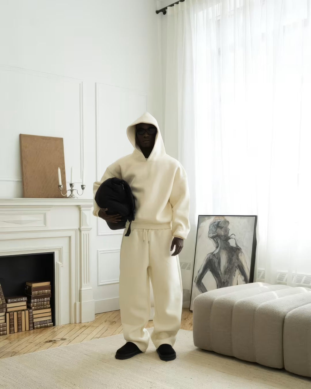 V2 Cloud Hoodie In Mocha Apricot