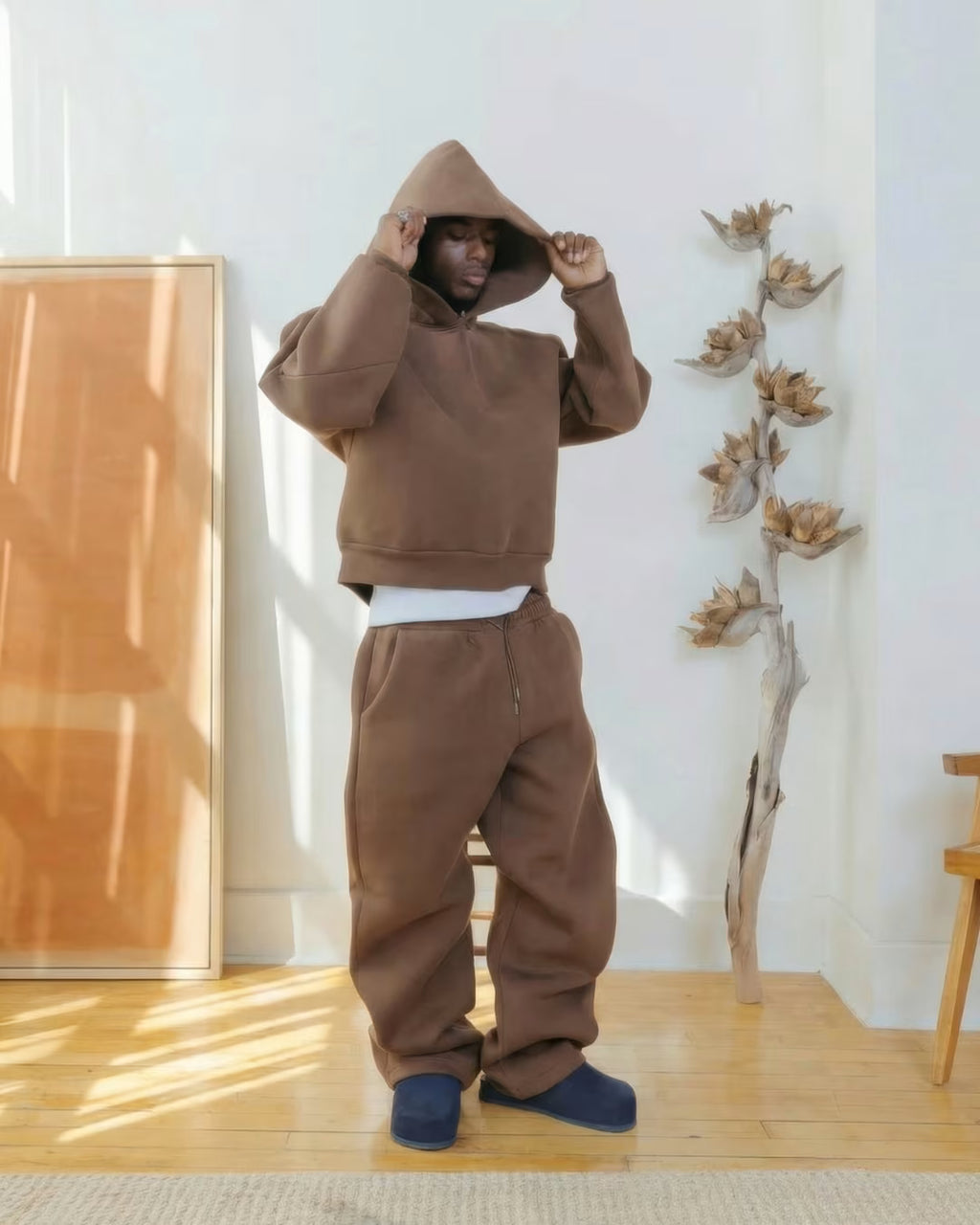 V2 Cloud Hoodie In Mocha