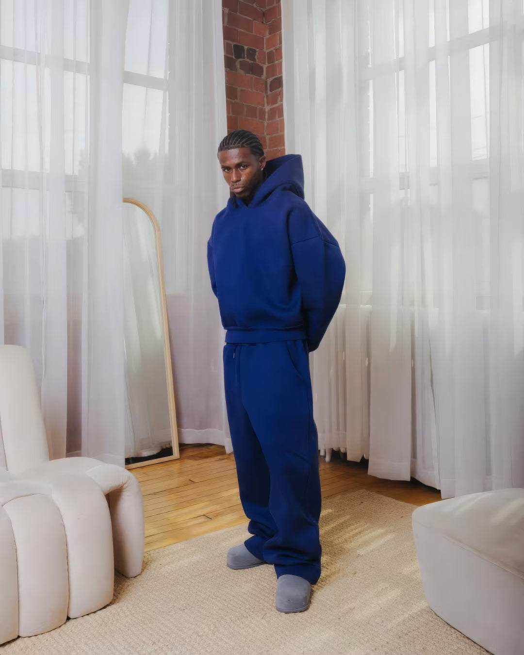 V2 Cloud Hoodie In Navy