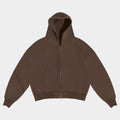 V2 Cloud Zip Hoodie In Mocha