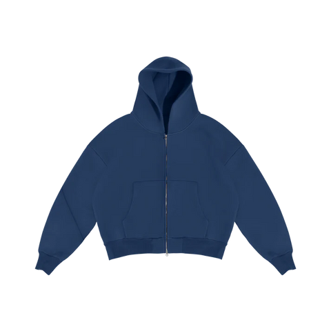 V2 Cloud Zip Hoodie In Navy