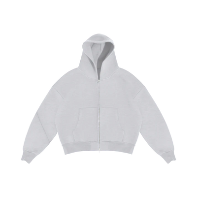 V2 Cloud Zip Hoodie In Concrete