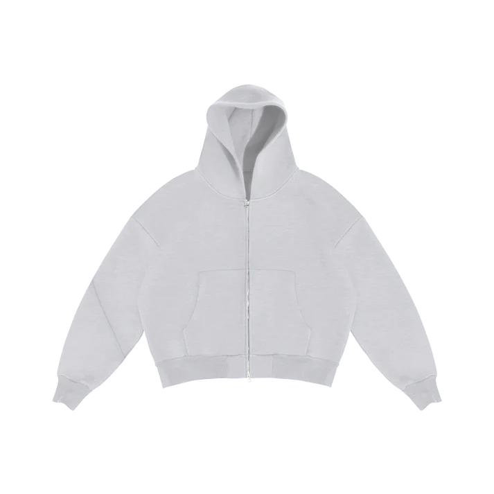 V2 Cloud Zip Hoodie In Concrete