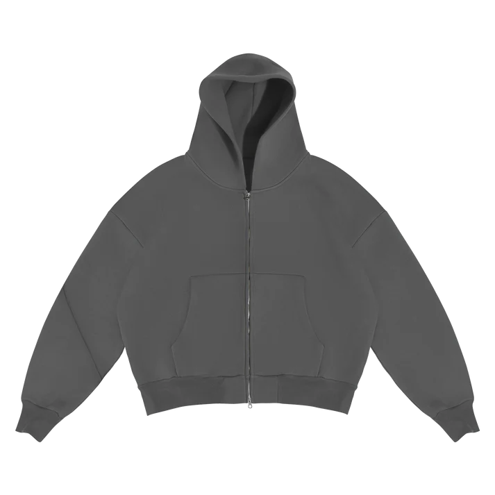 V2 Cloud Zip Hoodie In Pebble